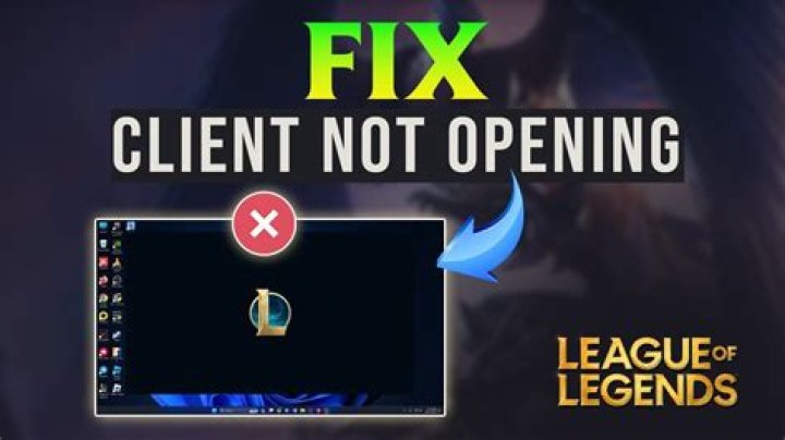 Why does league of legends not open